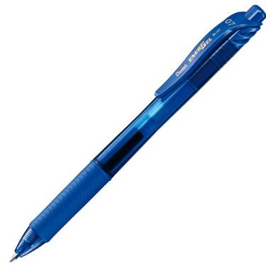 Imagem de Pentel Caneta esferográfica Knock Gel Energel X, 0,7 mm de ponta triagle regular, tinta azul (BL107-C)