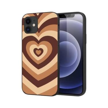Imagem de CUTTIZ Capa de telefone compatível para iPhone 14 Plus masculina menina padrão de amor para iPhone 13 11 12 14 Pro Max Mini 6 7 8 Plus XS XR capa de telefone personalizada fofa macia exclusiva (D17, iPhone 7plus/8plus)