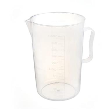 Imagem de Bettomshin 1 peça copo medidor 2000 ml copo de plástico graduado copos de mistura transparentes para líquidos de cozinha de laboratório