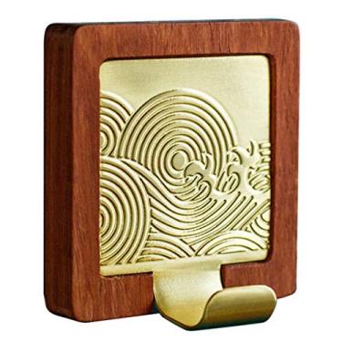 Imagem de KIZQYN Ganchos de casaco de parede gancho de casaco de latão gancho único criativo banheiro porta do quarto gancho de parede gancho de casaco montado na parede rack de casaco montado na parede