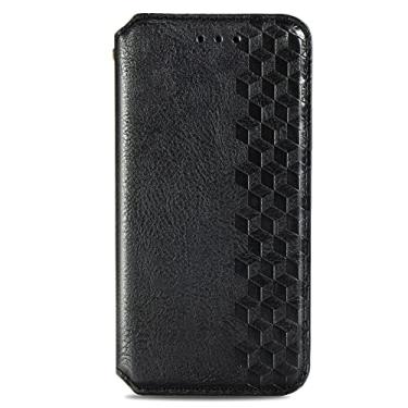 Imagem de Capa de couro magnética fina capa de negócios flip carteira para Samsung S9 S10 S20 Plus S20 Ultra Note 20 Ultra, preto, para Samsung Note 10 Lite
