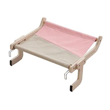 Imagem de Cabine de cama de gato durável e estável para cama de gato para sala de estar rede prateleira para gato resistente ajustável para gatos de, estilo B