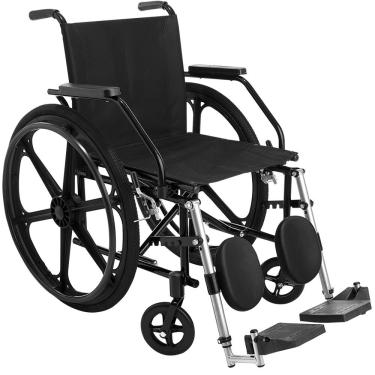 Imagem de Cadeira de Rodas prática com elevação Pneus Maciço PL101 - Prolife