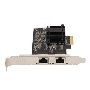Imagem de Placa de Rede PCIe, Placa PCI Express Gigabit Ethernet RTL8125BG Chip para Desktops PC