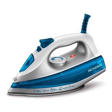 Imagem de Ferro de Passar Roupa a Vapor Mondial Base Cerâmica 1200W