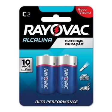 Imagem de Pilha Alcalina C Média 2 Unidades – Rayovac Rayovac