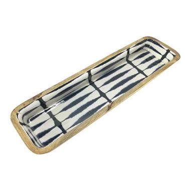 Imagem de TRAVESSA DE MADEIRA BLUE 38X11cm