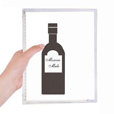 Imagem de Chave de fenda — Caderno de coquetel com suco de laranja com folhas soltas e diário recarregável