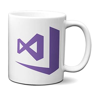 Imagem de Caneca Visual Studio Logo Presente Criativo Programador Net