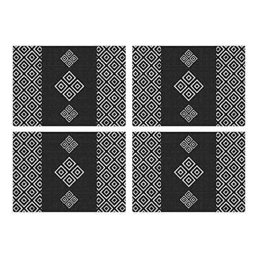 Imagem de Jogo Americano Thimbles Pt 6 Peças 30x40 Base Emborrachada