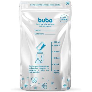 Imagem de Saco Para Armazenar Leite Materno, Buba, Branco