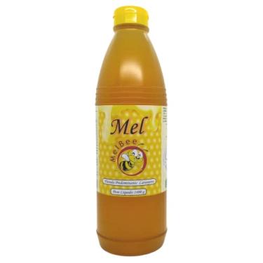 Imagem de Mel Puro - Bisnaga 1 Litro (1,4 /kg) - Apiário Melbee (Florada Laranjeira)