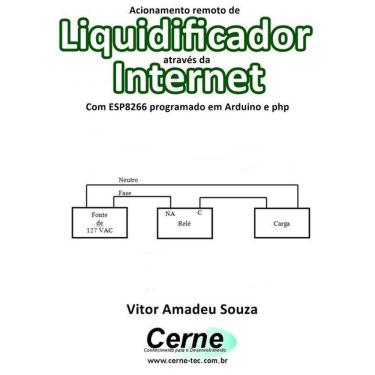 Imagem de Acionamento Remoto De Liquidificador Atraves Da Internet Com Esp8266 Programado Em Arduino E Php