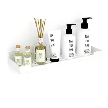 Imagem de Porta Shampoo Suporte Organizador Banheiro Branco ELG