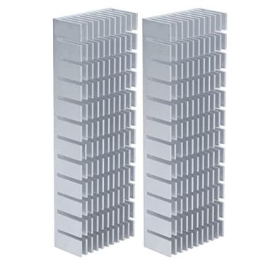 Imagem de Dissipador de Calor de Alumínio Cooler Módulo de Dissipador de Calor Universal 120 Mm X 40 Mm X 20 Mm Multi Compatível para Amplificador de CPU (Sem adesivo)