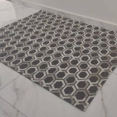 Imagem de Tapete Sala 3,00m x 2.00m Jacquard Tecido Antiderrapante