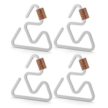 Imagem de Gancho multifuncional gancho para barraca luz cabides acampamento ao ar livre caminhada lanterna fivela pendurada aço inoxidável leve e forte gancho