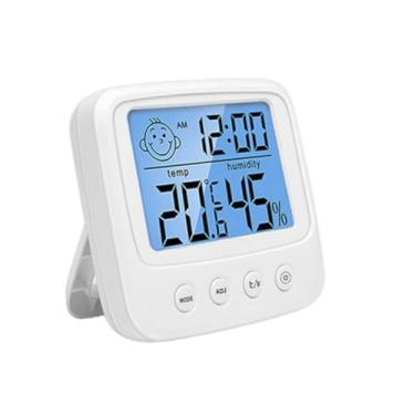 Imagem de Termo Higrômetro Relógio Digital Temperatura Ambiente Umidade CX-0828S Tecnoark