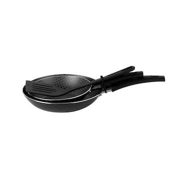 Imagem de Conjunto de Frigideiras Multiflon Gourmet com Revestimento Antiaderente Ultra 7 Preta - 2 Peças