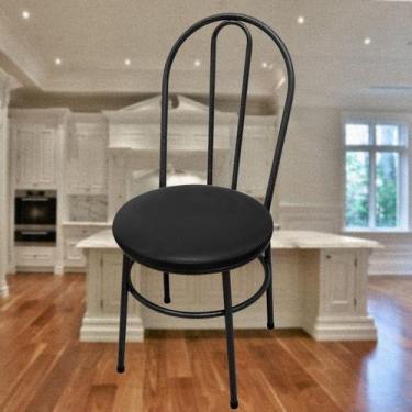 Imagem de Kit Cadeiras De Jantar Cozinha Milla Em Aço Super Resistente - Açomix