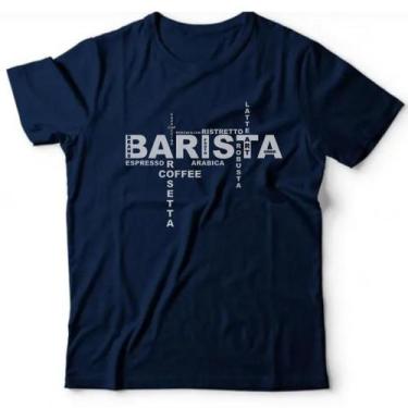 Imagem de Camiseta Algodão Bebidas Café - Palavras Cruzadas: Barista - Inoctua