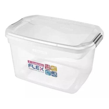 Imagem de Caixa Organizadora De Plástico 29 Litros Flex E Versátil