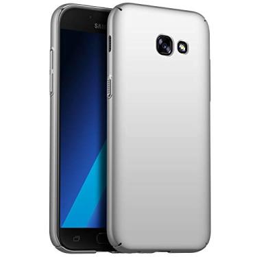 Imagem de Capa para Samsung Galaxy A3 / Samsung Galaxy A5 GOGODOG Capa Completa Ultra Fina Fosca Antiderrapante Resistente a Riscos para Galaxy A3 / A5 [2018] (A3, Prata)
