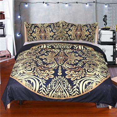 Imagem de Jogo de cama de dragão voador, capa de edredom, tamanho king, Queen, roupa de cama, roupa de cama, 3 peças (win173cmx218cm,8)