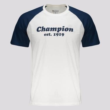 Imagem de Camiseta Champion Logo Est 1919 Off White-Masculino