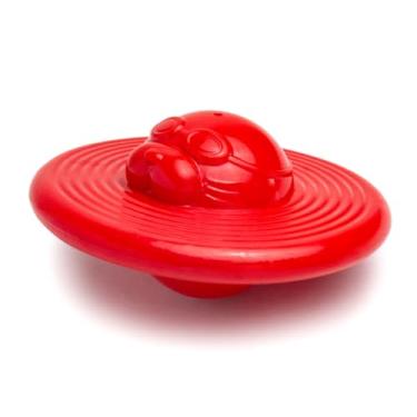 Imagem de Germanhart Brinquedo Disco Lançador para Cães com Porta Petiscos, 1 Unidade, Tamanho G, Vermelho