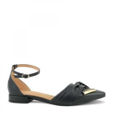 Imagem de Sandália Bico Fino Rasteira Santinelli Feminina-Feminino