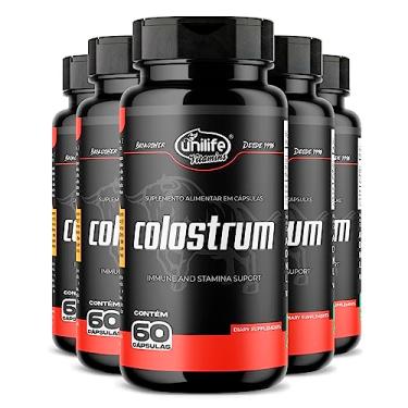 Imagem de Kit 5 Colostrum Colostro Bovino Unilife 60 Cápsulas