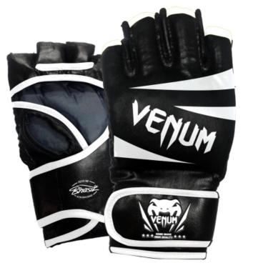 Imagem de Luva de MMA Venum Challenger Preto e Branco-Unissex