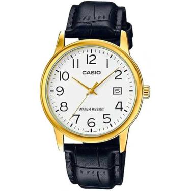 Imagem de Relógio Masculino Casio Analógico MTP-V002GL-7B2UDF - Dourado