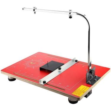 Imagem de Máquina elétrica de corte de espuma de fio quente, cortador de isopor, ferramenta de corte de espuma, cortador de esponja, mesa de suporte de trabalho, para modelagem e artesanato de escultu