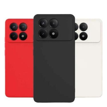 Imagem de Capa Case Anti Impacto Aveludada Compativel Com  Xiaomi Poco F6 Pro 5G