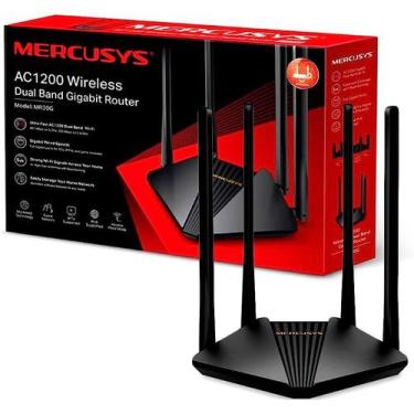 Imagem de Roteador mercusys mr30g br ac1200 gigabit wifi dual bivolt - TPLINK, P