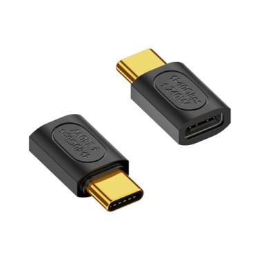 Imagem de Duttek Adaptador de extensão USB-C de 40 Gbps, adaptador USB-C macho para fêmea com PD de 240 W, compatível com Thunderbolt 4, Steam Deck, ROG Ally, MacBook, Switch, iPhone 15, Quest 3 - pacote com 2