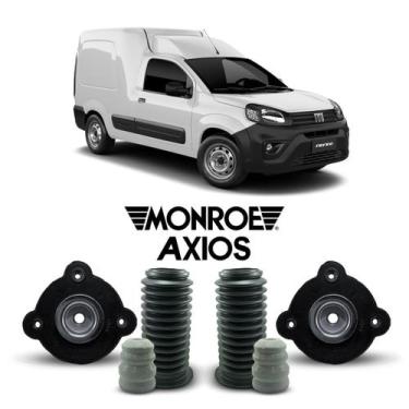 Imagem de Par Kit Coxim Reparo Dianteiro Nova Fiat Fiorino 2022 A 2024 - Axios