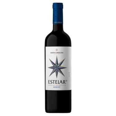 Imagem de Vinho Tinto Chileno Santa Carolina Estelar 57 Merlot 750ml, Seco, Tint