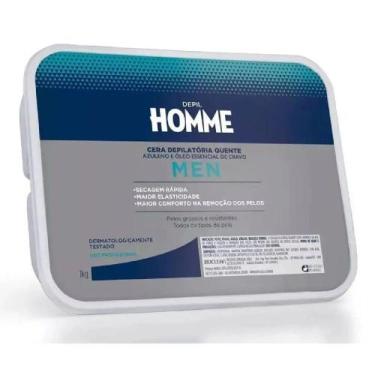 Imagem de Cera Depilatória Quente Masculina Depil Homme 1kg - Depil Bella
