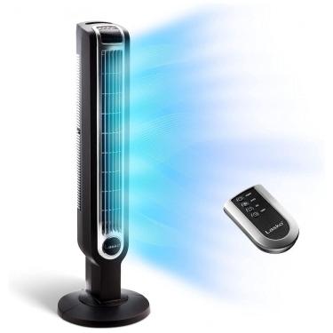 Imagem de Ventilador de Torre 3 Velocidades, com Controle Remoto e Display LED, Silencioso, 110V 36W, LASKO 2511, Preto