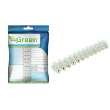 Imagem de 10 Peças - Conector Barra Sindal 12 Posições 6mm - 5 amp - GREEN