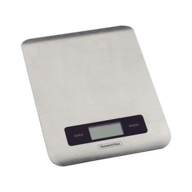 Imagem de Balança de Cozinha Digital Tramontina 5kg Inox Adatto 61101020