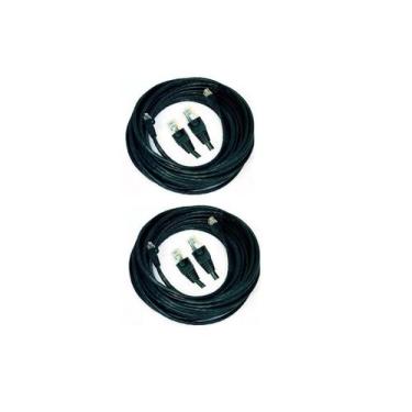 Imagem de Kit C/2 Cabos De Rede Internet Lan Montado 20Mts - - New Line Cable