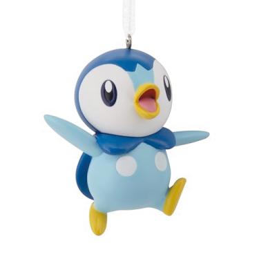 Imagem de Hallmark Enfeite de Natal Pokémon Piplup Azul Pendurado Resina