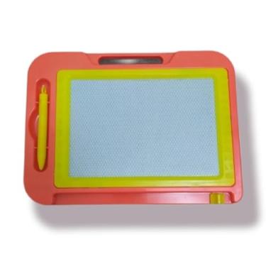 Imagem de Lousa Mágica Magnética Infantil + Caneta 25x18 Desenho ART BRINK (LARANJA)