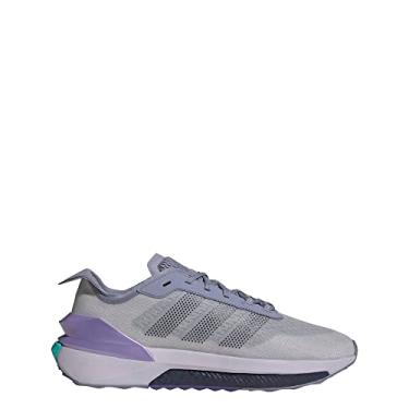 Imagem de Adidas Tênis esportivo unissex Avryn para adultos, Violeta prateado/violeta prateado/prata D, 41
