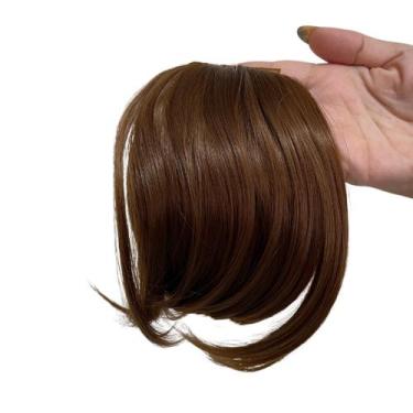 Imagem de Franja aplique tic tac cabelo orgânico idêntico o humano - BHAIR, choc