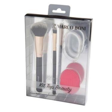 Imagem de Kit Maquiagem Top Beauty Embalagem Presenteável - Marco Boni, Preto
